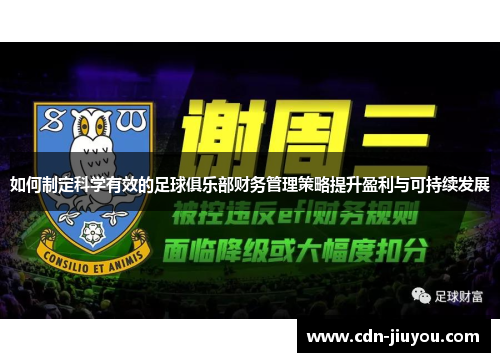 如何制定科学有效的足球俱乐部财务管理策略提升盈利与可持续发展